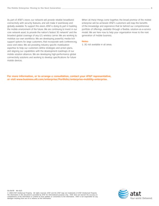 At&t the mobile enterprise wireless-vision-whitepaper | PDF