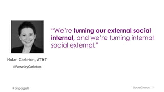 3131
We build enterprise-branded
apps suitable for every employee
Our apps empower employers to
deliver the right content and
company news to the right
employee, at the right time, in
any location
Employees love how easy it is to
be in the know
 