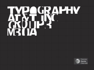 AT&T typography