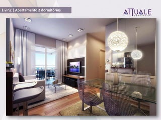 Living | Apartamento 2 dormitórios
 