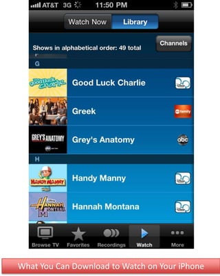 What You Can Download to Watch on Your iPhone 
