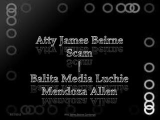 3/17/2012   Atty. James Beirne Contempt   1
 