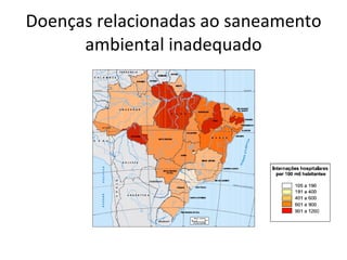 Doenças relacionadas ao saneamento ambiental inadequado 