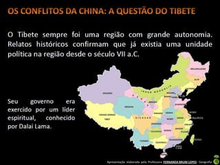 Apresentação elaborada pela Professora FERNANDA BRUM LOPES - Geografia
 
