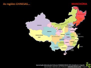 Apresentação elaborada pela Professora FERNANDA BRUM LOPES - Geografia
 