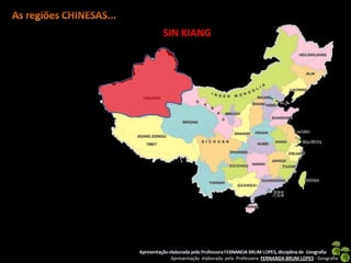 Apresentação elaborada pela Professora FERNANDA BRUM LOPES - Geografia
 