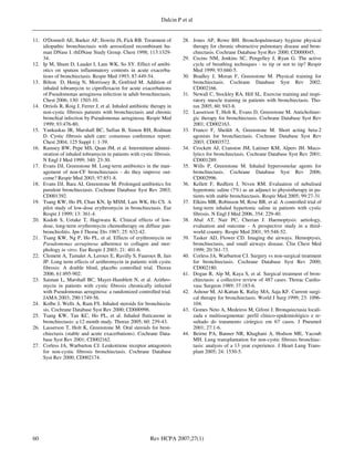 Artigo de revisao em Bronquiectasias | PDF