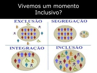 Vivemos um momento
Inclusivo?
 