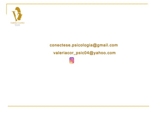 Psicóloga Clínica e em Emergências e
Desastres
Psicoterapeuta Cognitivo Comportamental
Especialista em Adolescência e Saúde Pública
conectese.psicologia@gmail.com
valeriacor_psic04@yahoo.com
@gtped
 