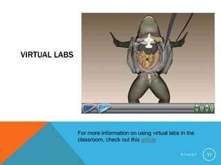Virtual LabsStacey11For more information on using virtual labs in the classroom, check out this article