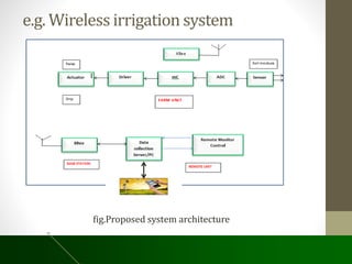 Connected Agricultural services and internet of things..