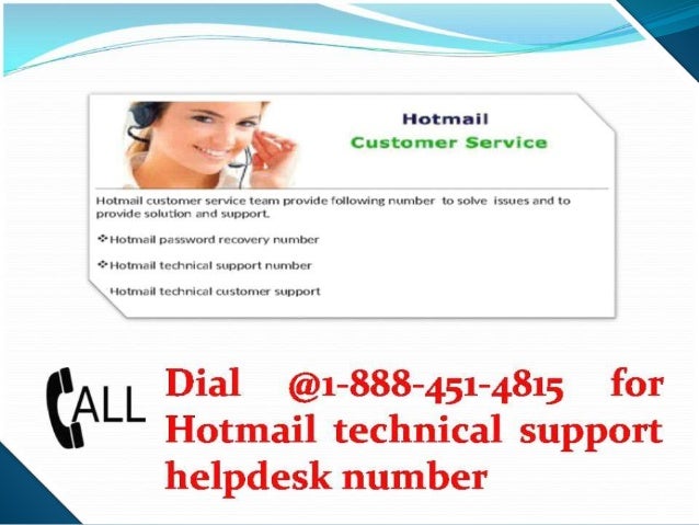 Dial @1-888-451-4815 Problem with Hotmail chat? call Hotmail technical support