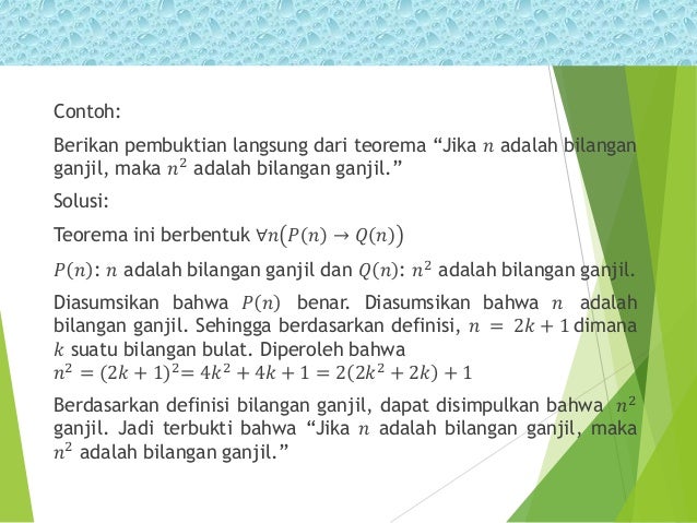 Aturan Inferensi Dan Metode Pembuktian