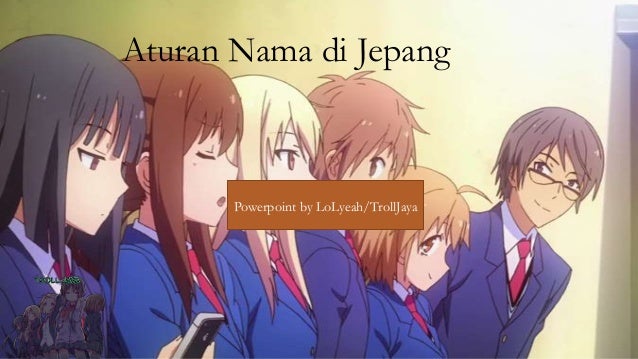 Aturan Nama Jepang