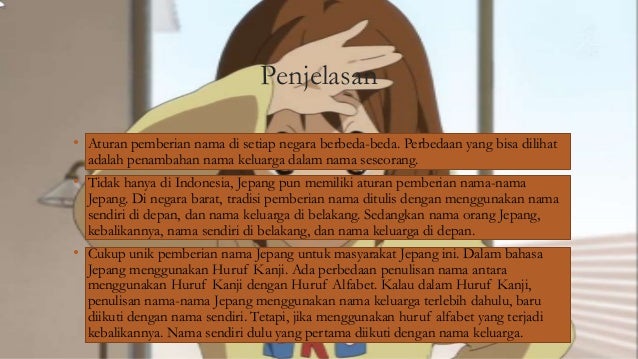 Aturan Nama Jepang