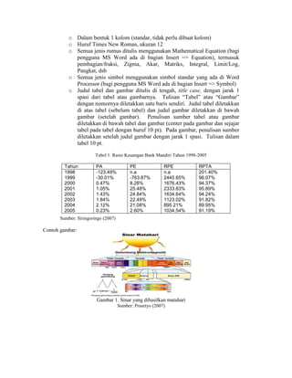 Aturan penulisan artikel jurnal ilmiah ug | PDF