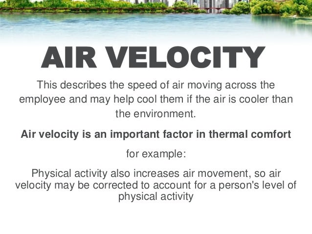 Heat And Moisture In The Atmosphere And Human Comfort