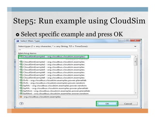 A tutorial on CloudSim | PDF