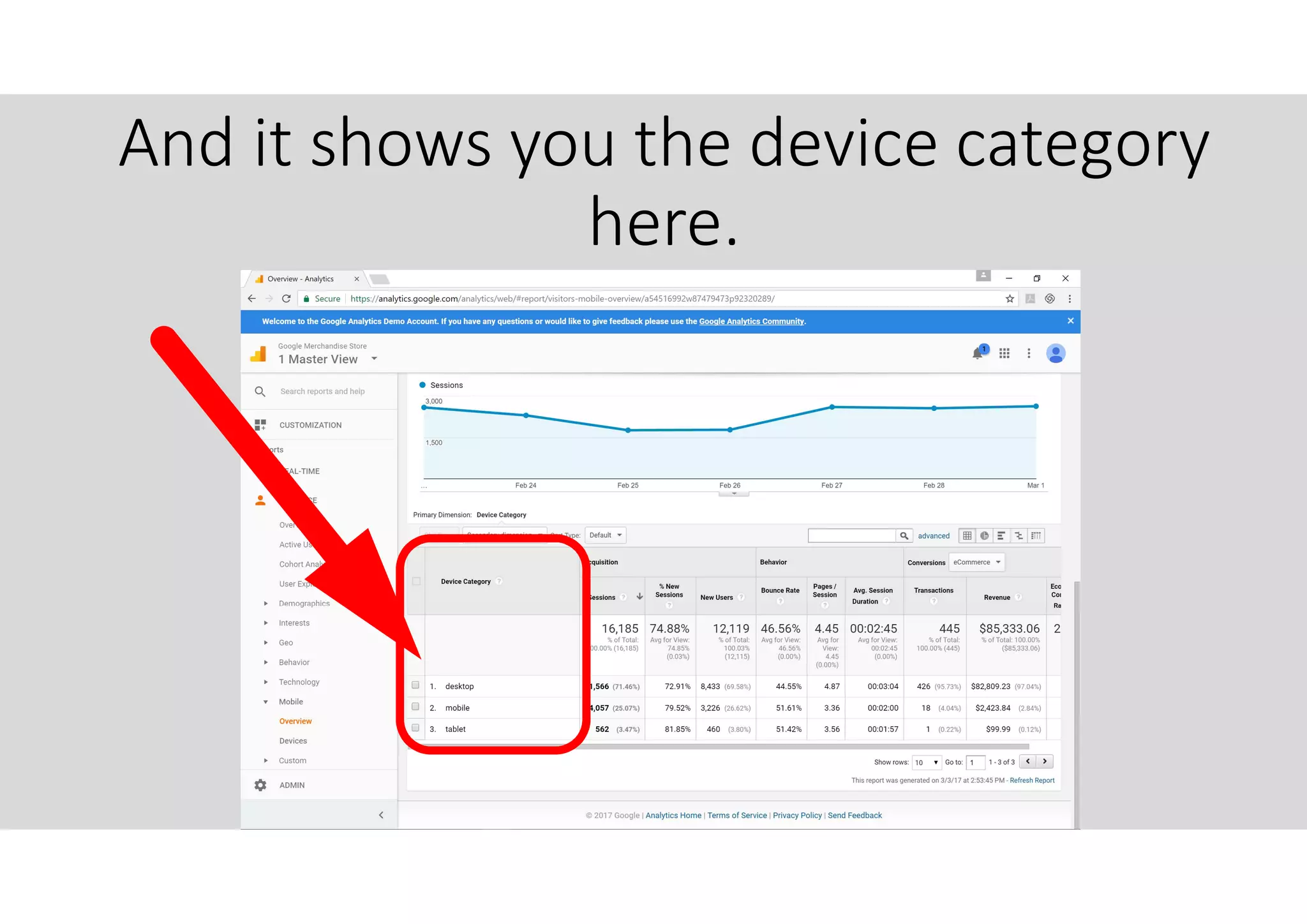 And it shows you the device category
here.
 
