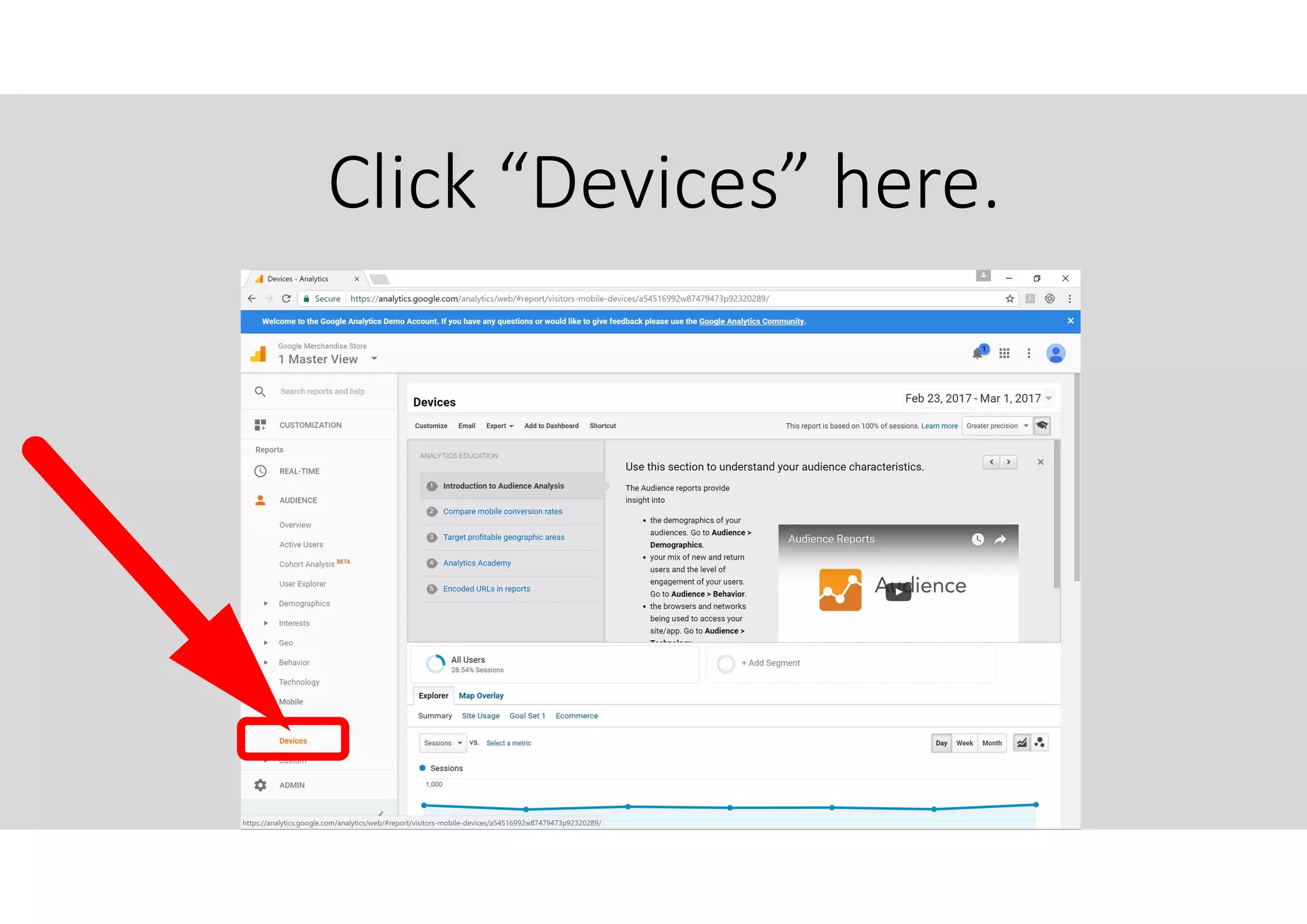 Click “Devices” here.
 