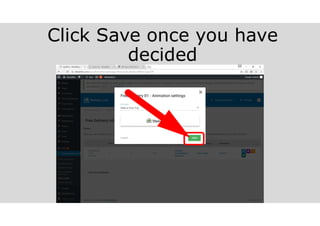Click Save once you have
decided
melvinreceno.com_themagnificentpm
 