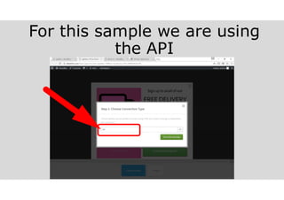 For this sample we are using
the API
melvinreceno.com_themagnificentpm
 