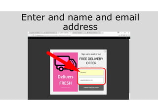 Enter and name and email
address
melvinreceno.com_themagnificentpm
 