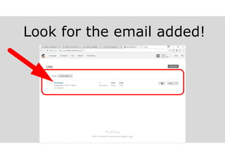 Look for the email added!
melvinreceno.com_themagnificentpm
 