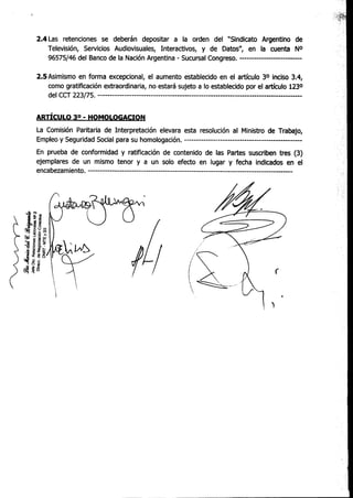 Acuerdo SATSAID-ATVC 8/7/2013