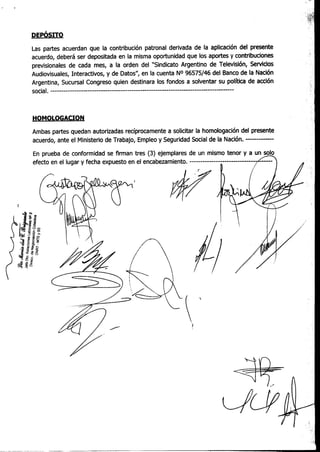 Acuerdo SATSAID-ATVC 8/7/2013