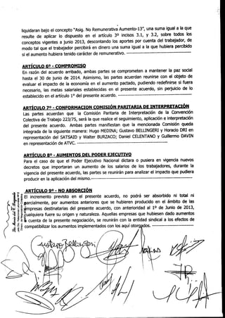 Acuerdo SATSAID-ATVC 8/7/2013