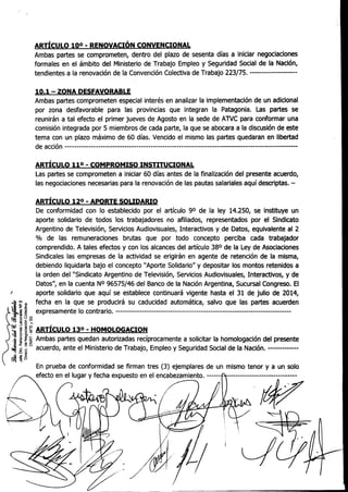 Acuerdo SATSAID-ATVC 8/7/2013