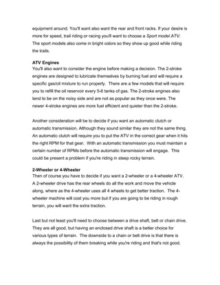 Atv guide -