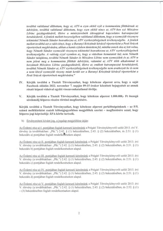 ATV vs Hadházy Ákos bírósági kereset