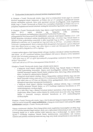 ATV vs Hadházy Ákos bírósági kereset