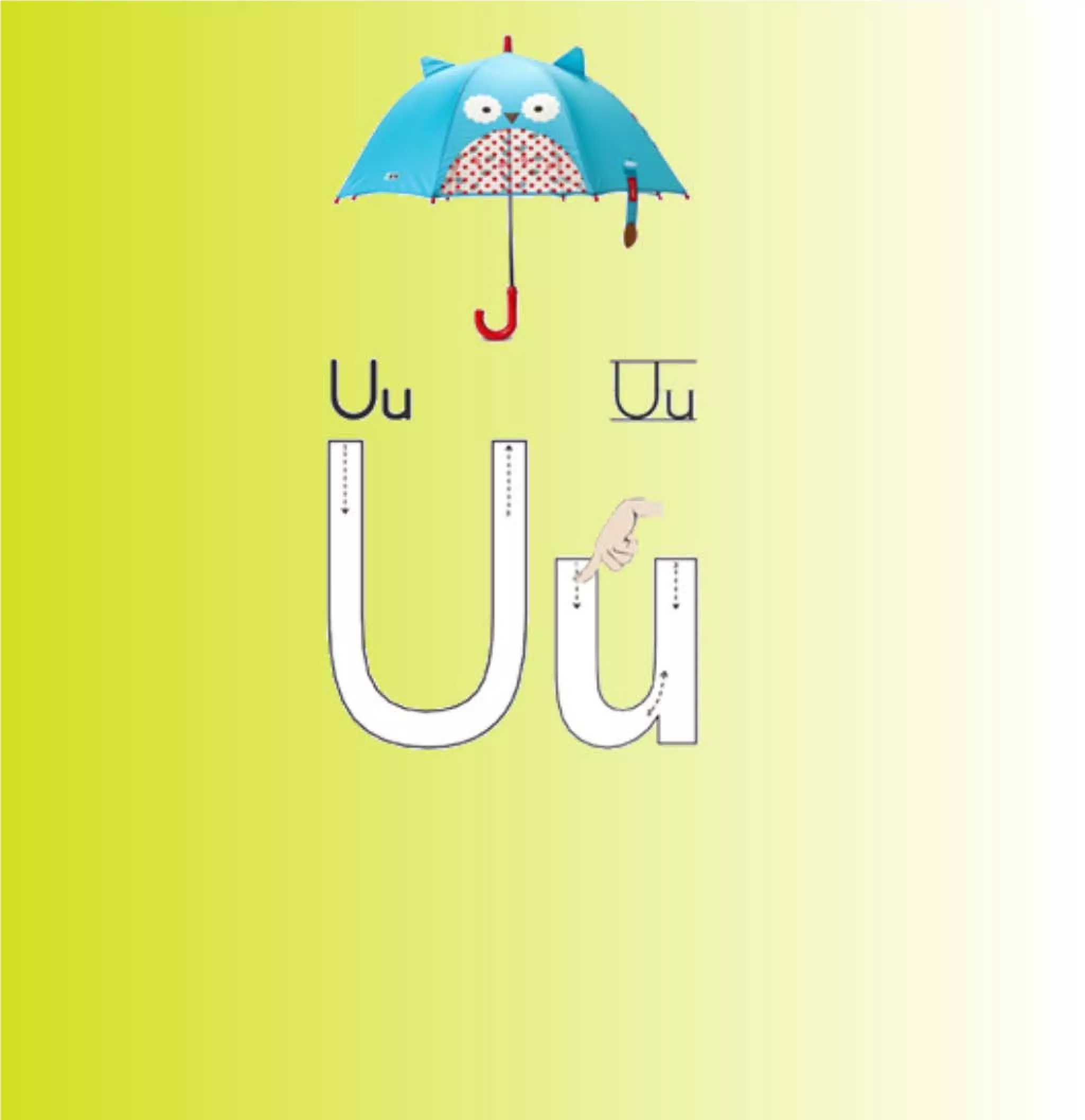 Flashcards and posters U u