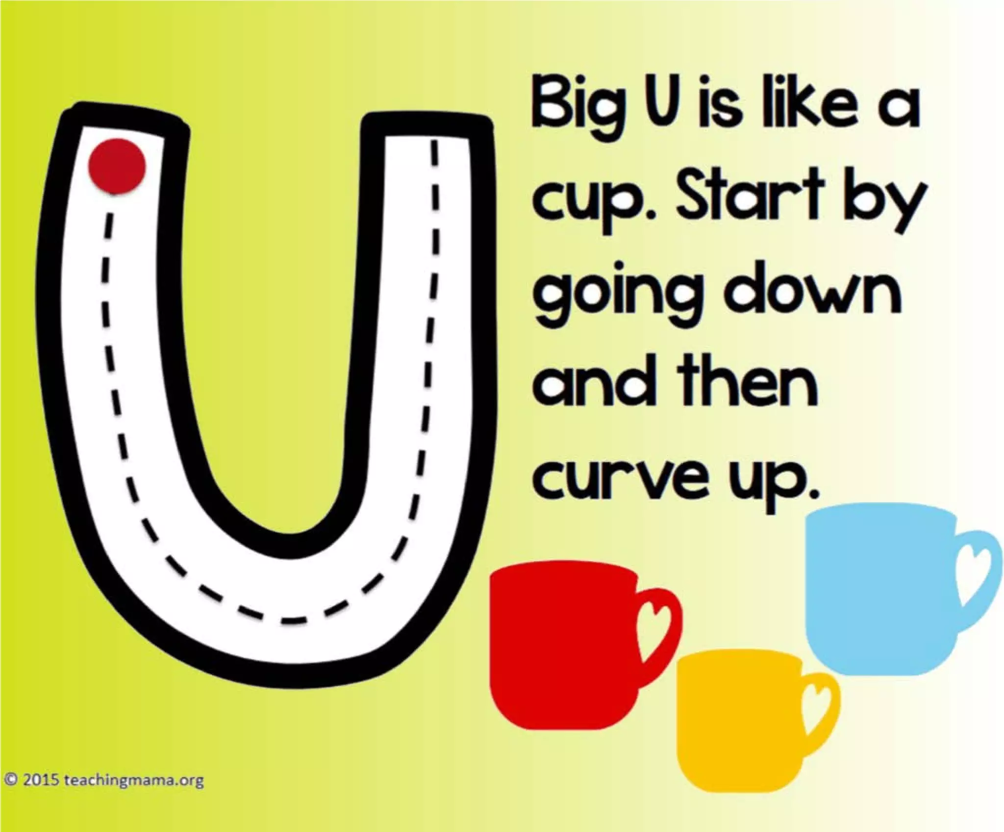 Flashcards and posters U u