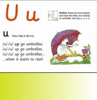 Flashcards and posters U u