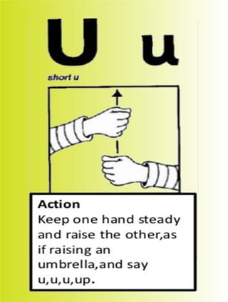 Flashcards and posters U u