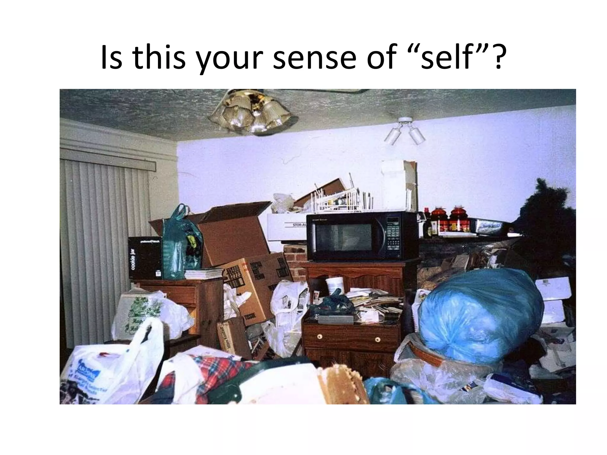 Is this your sense of “self”?
 