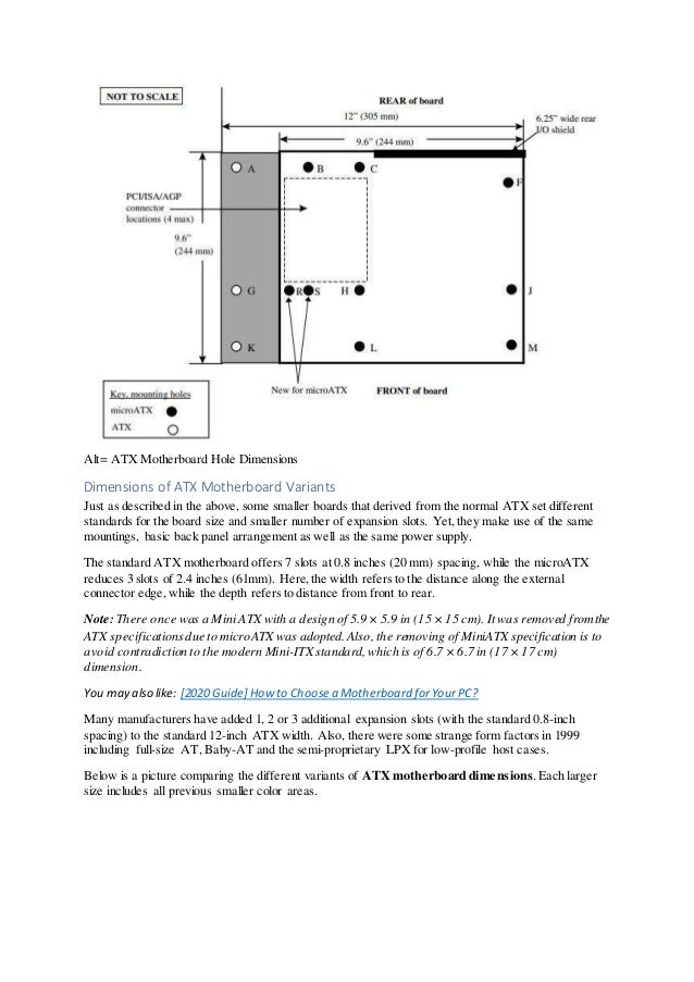 Atx motherboarddimensions