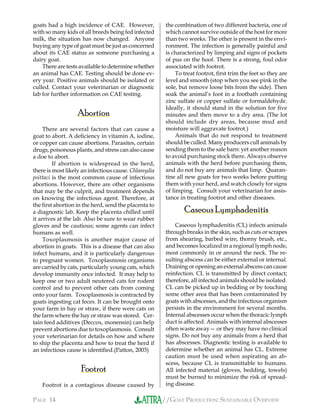 Goats: Sustainable Production Overview | PDF