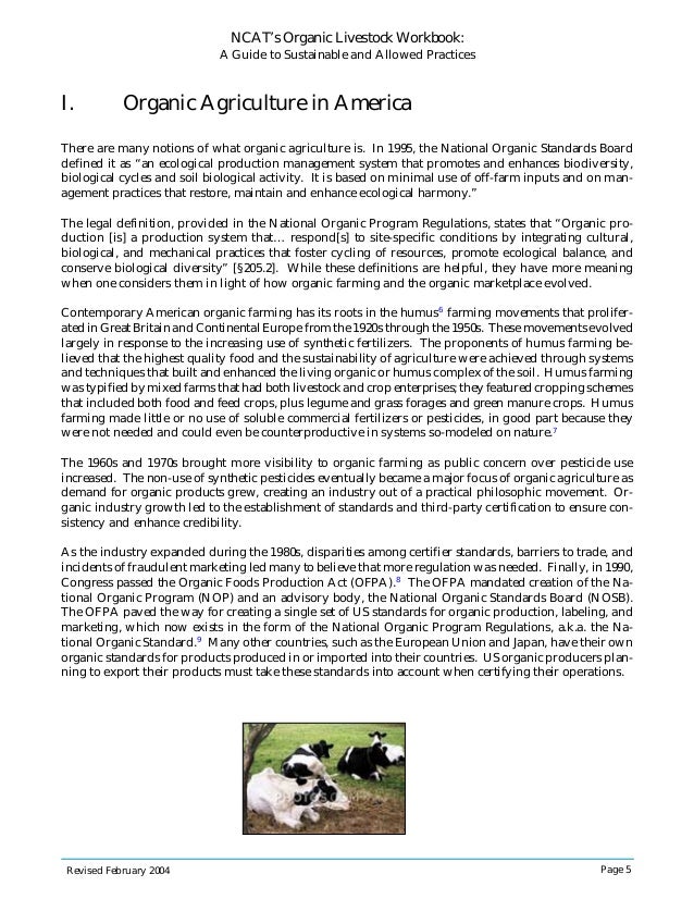 NCAT's Organic Livestock Workbook A Guide to Sustainable and Allowed…