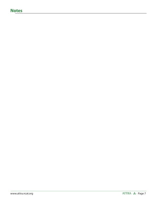 Page 7ATTRAwww.attra.ncat.org
Notes
 