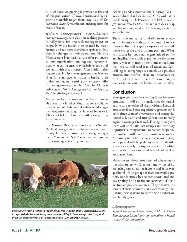 Rotational Grazing