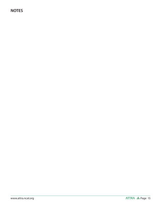 Page 15ATTRAwww.attra.ncat.org
NOTES
 
