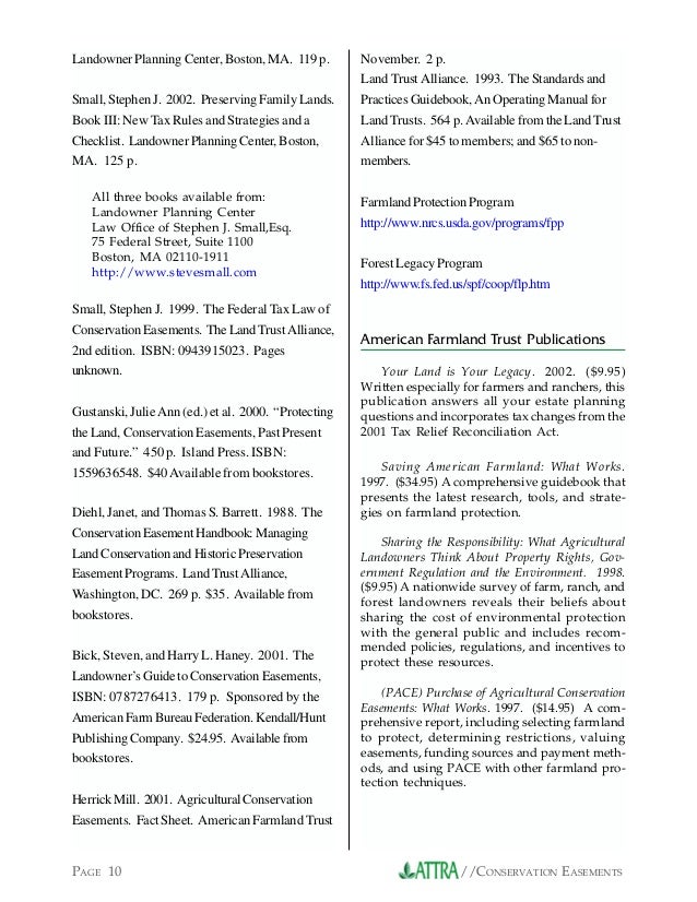 Conservation Easements