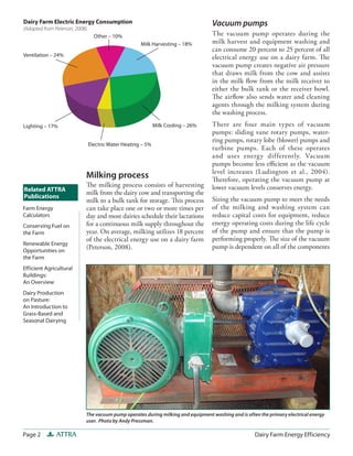 Dairy Farm Energy Efficiency | PDF