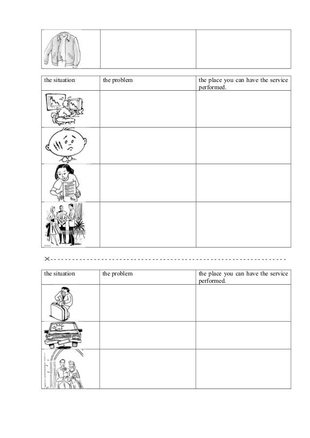 At your service lesson plan worksheet 2