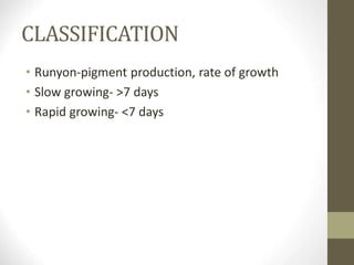 Atypical mycobacterium by dr md abdullah saleem | PPT